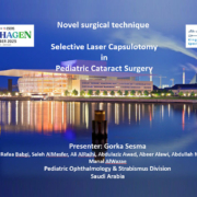 ESCRS CAPSULASER use in Pediatric Cataract Surgeries